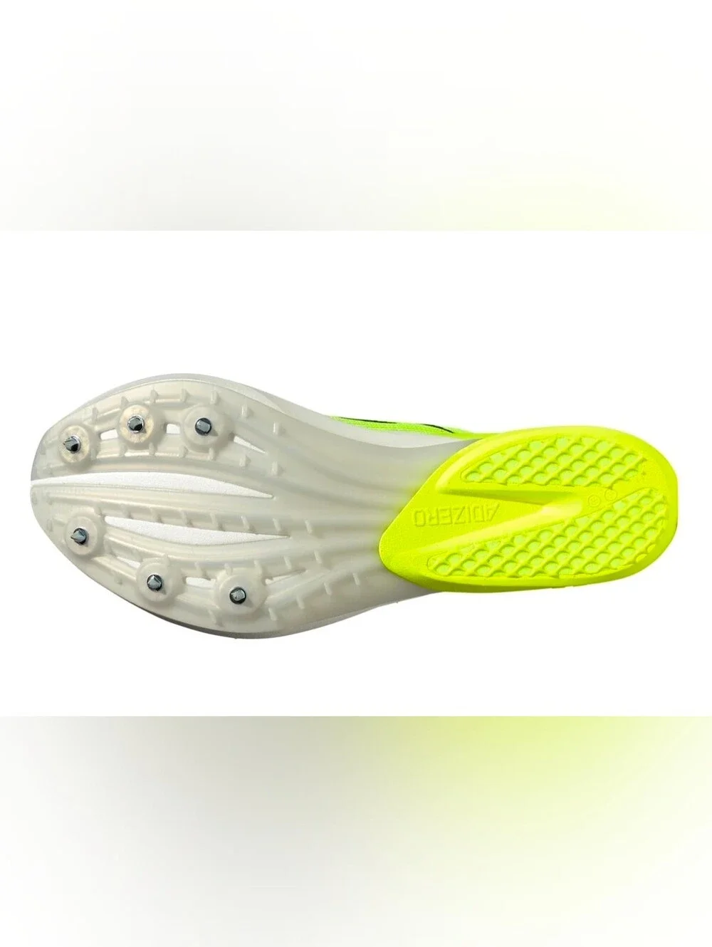 Adizero Avanti Running High-Performance Men's Track Spikes Solar Yellow US 12.5